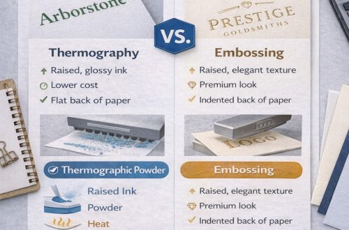 Special printing effects like thermography and embossing