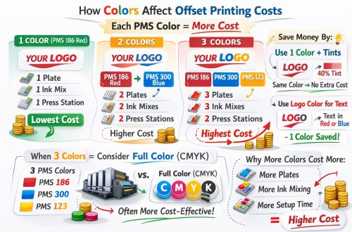 Spot colors versus full color price comparison